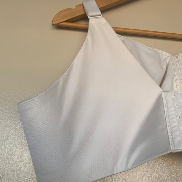 Catherines Intimates Beige Cream Silky Bra Sz.48C No underwire Full Coverage - Picture 8 of 13